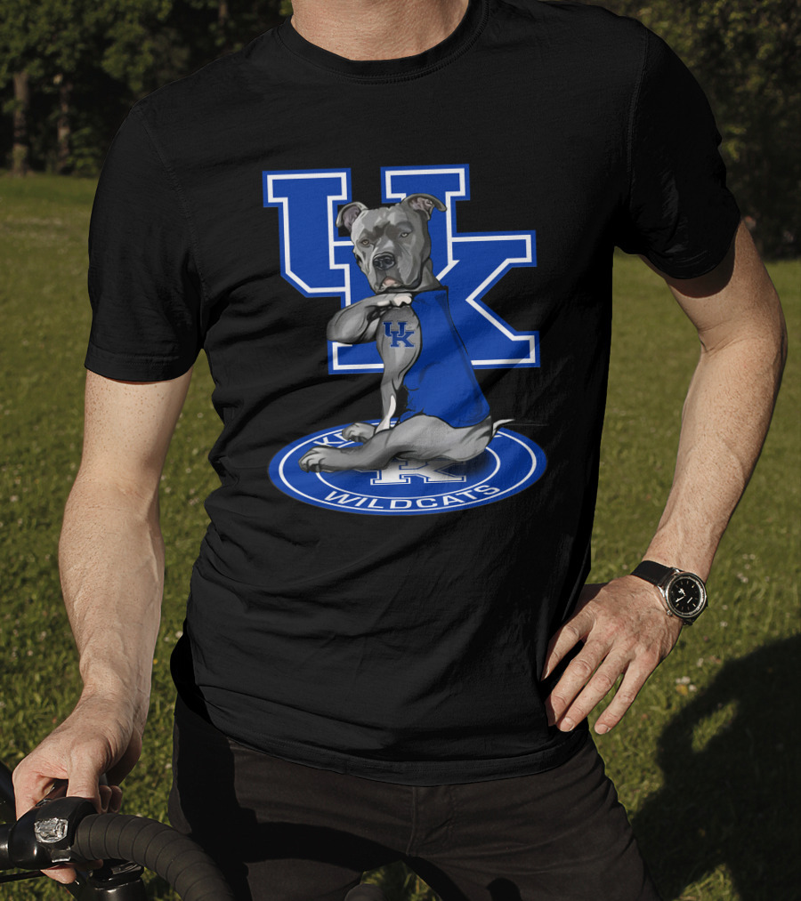 Uk Wildcats Pit Bull Mascot Tattoo Kentucky Wildcats T-Shirt