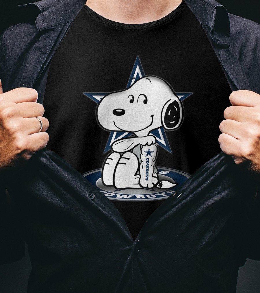 Snoopy Dallas Cowboys Star Logo T-Shirt