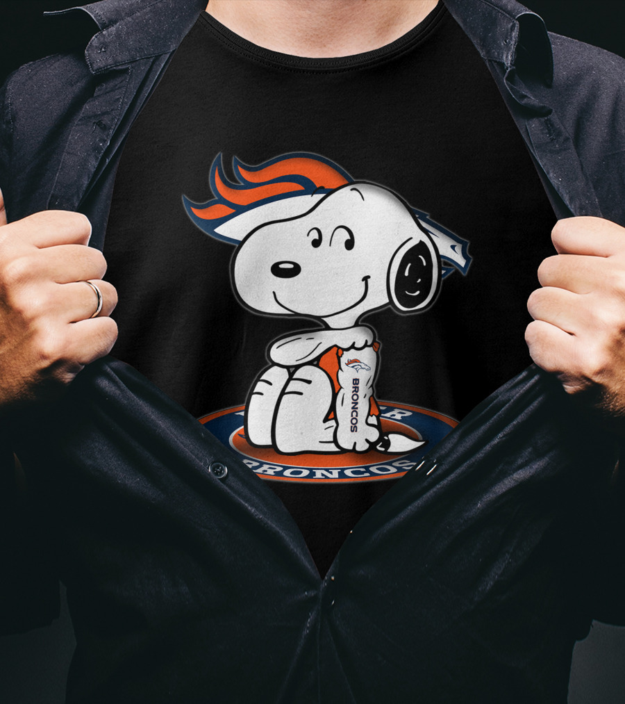 Snoopy Denver Broncos Fan T-Shirt