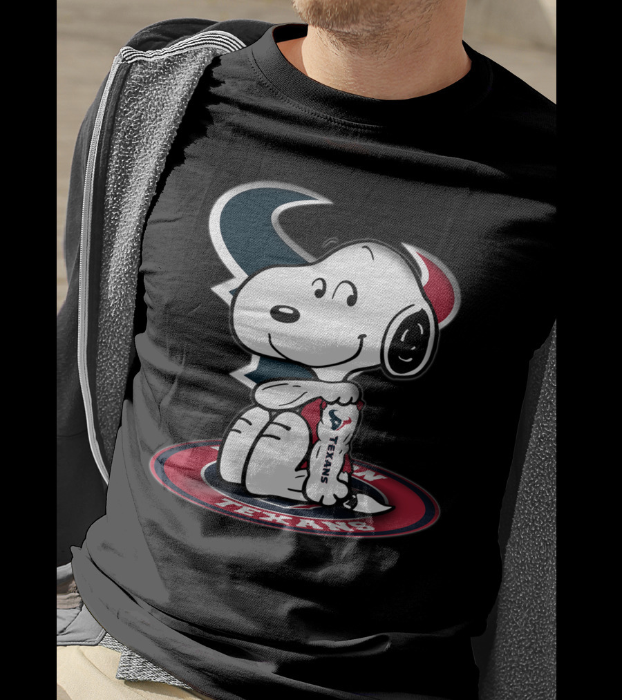 Houston Texans Snoopy Football Fan T-Shirt