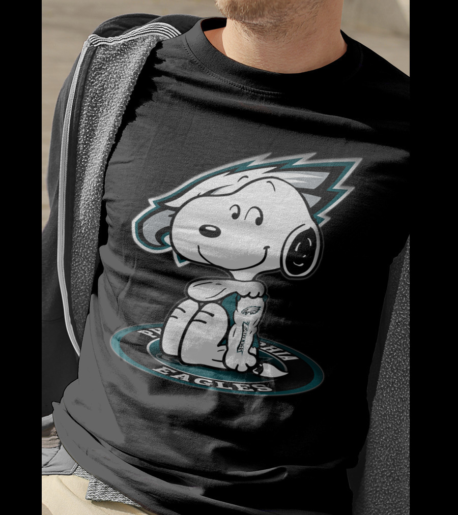 Snoopy Tattoo Philadelphia Eagles T-Shirt