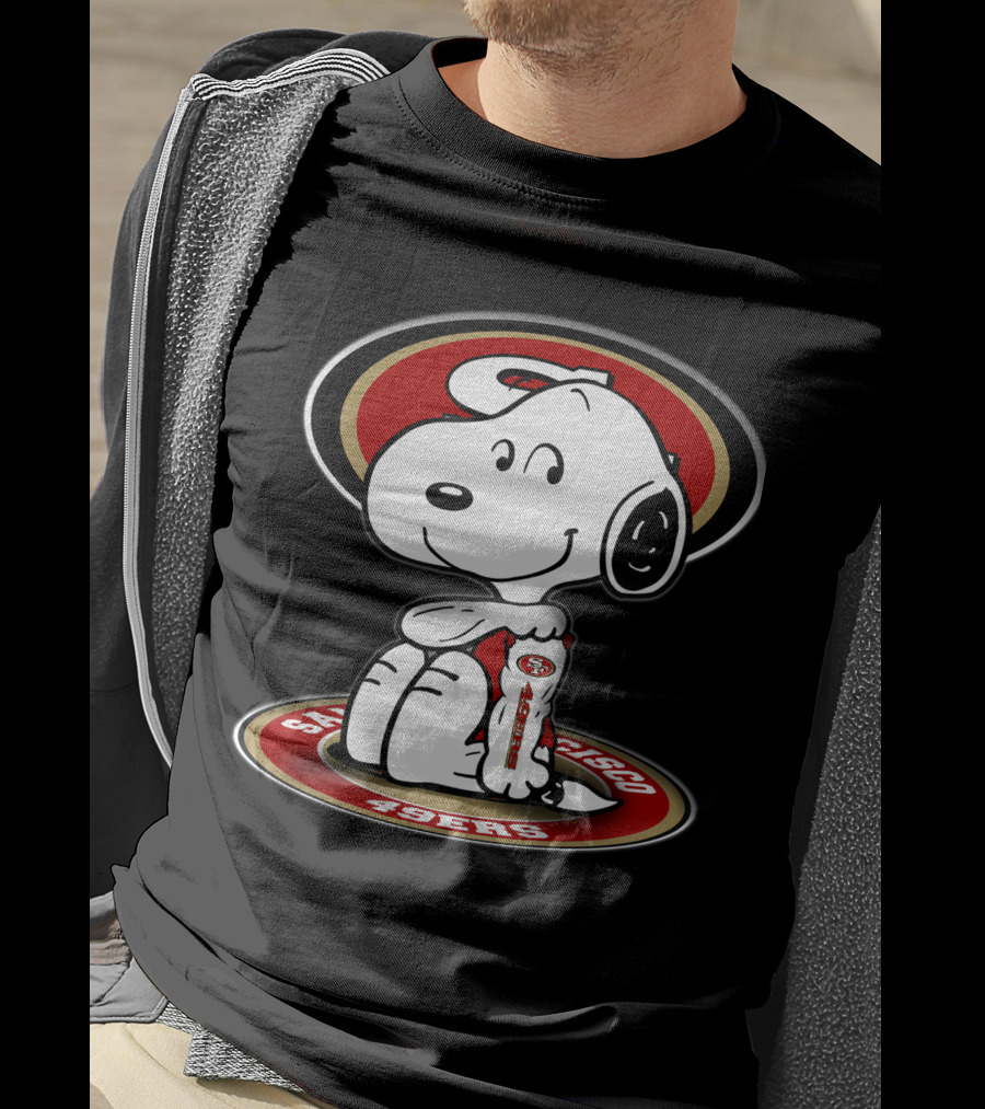 Snoopy San Francisco 49ers Football Fans T-Shirt