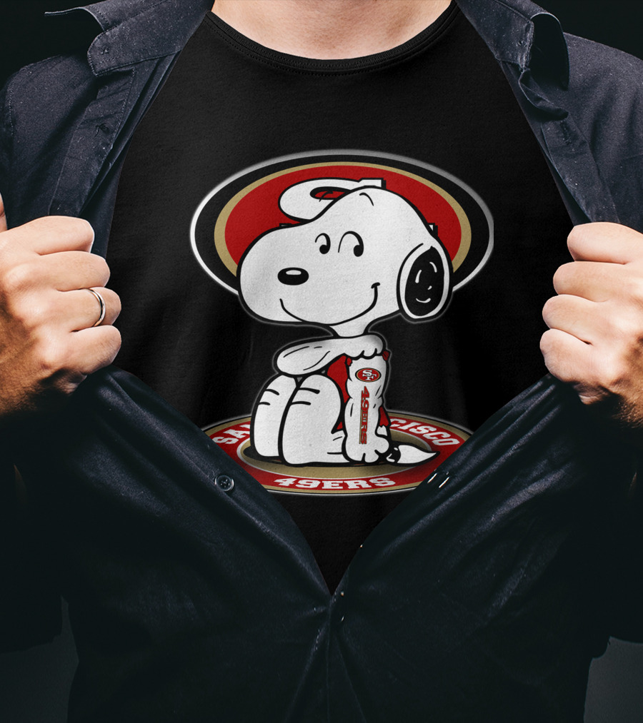 Snoopy San Francisco 49ers Football Fans T-Shirt