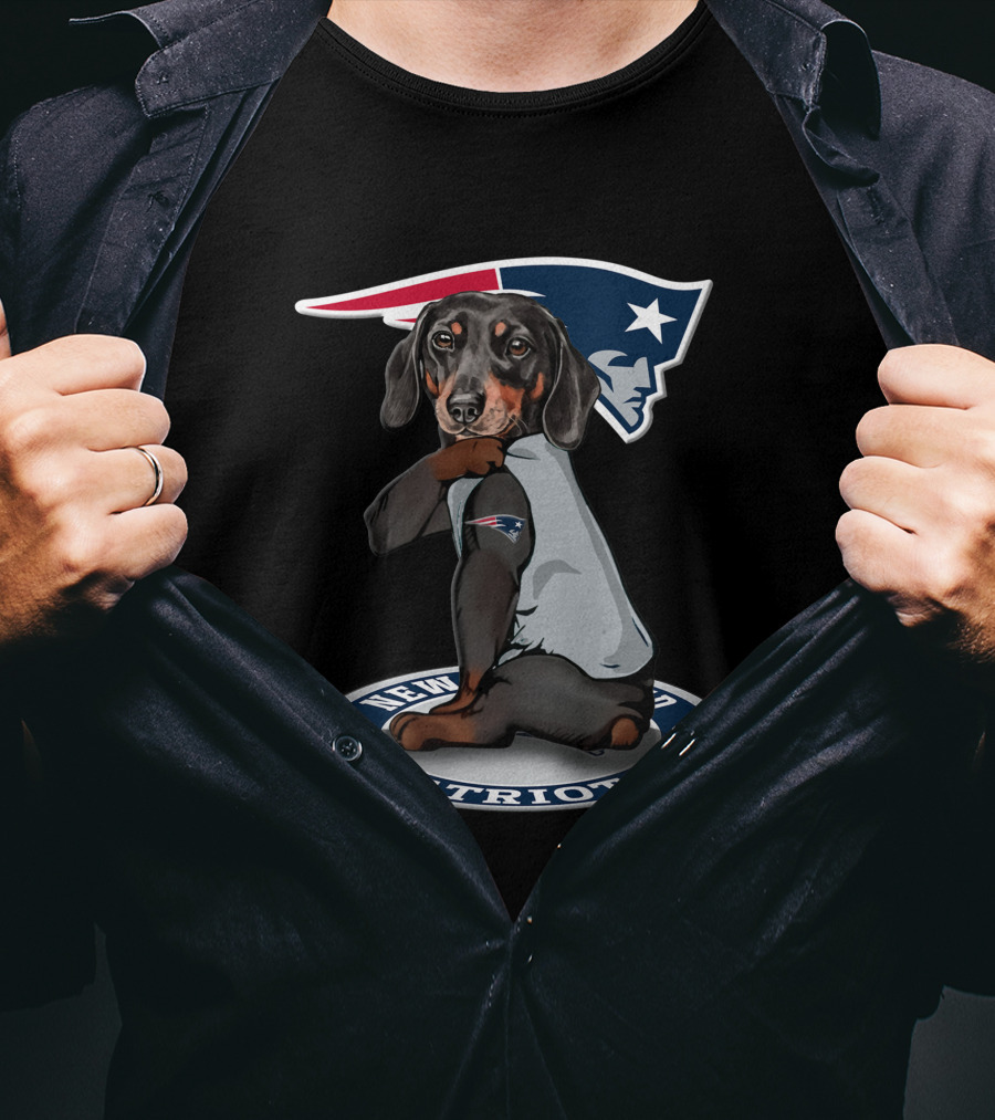 New England Patriots Dog T-Shirt