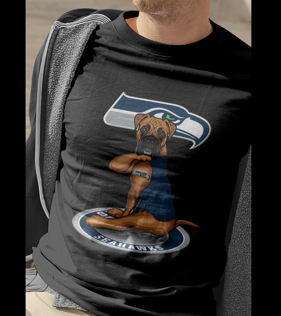 Seattle Seahawks 29 Dog Mascot T-Shirt