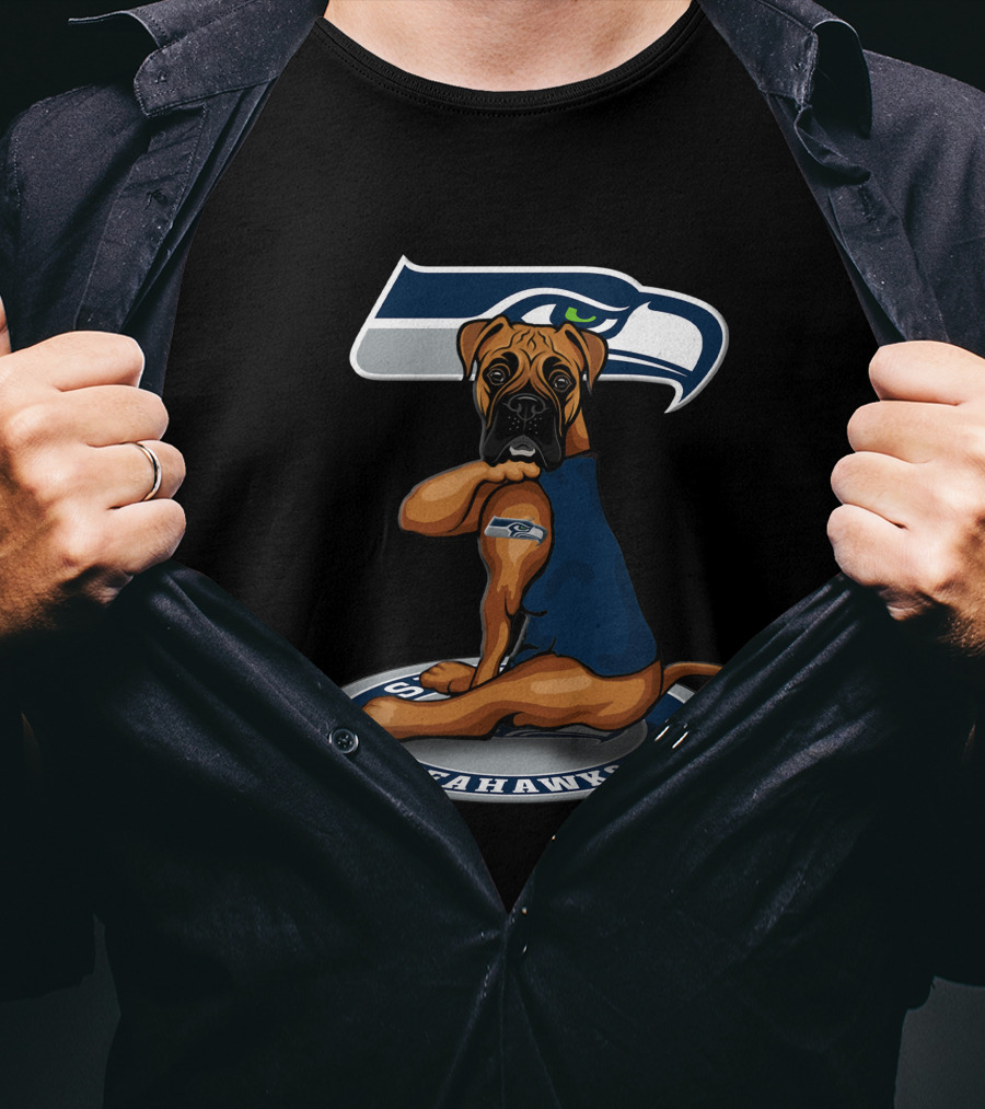 Seattle Seahawks 29 Dog Mascot T-Shirt