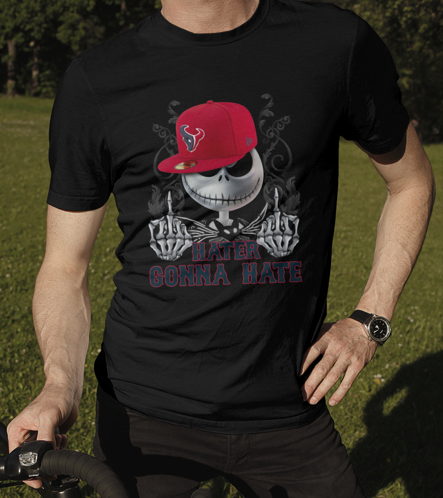 Hater Gonna Hate Houston Texans Jack Skellington T-Shirt