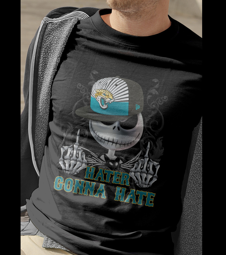 Hater Gonna Hate Jacksonville Jaguars Skeleton T-Shirt