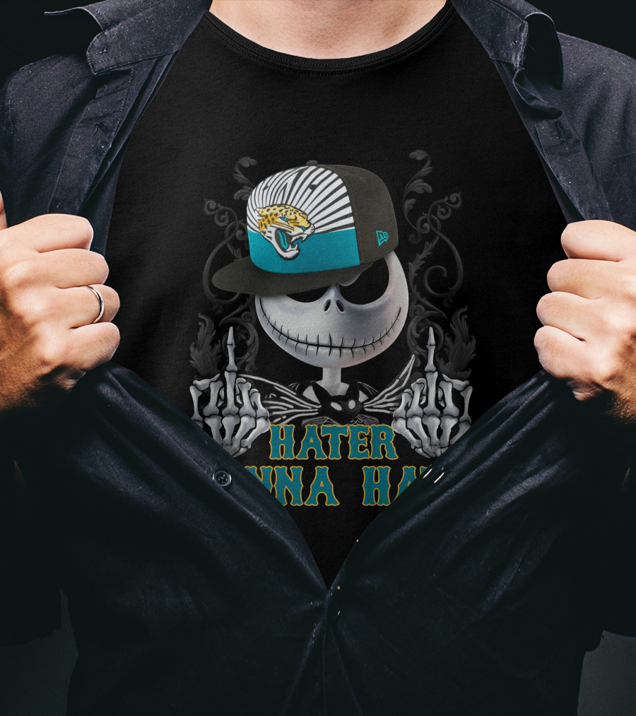 Hater Gonna Hate Jacksonville Jaguars Skeleton T-Shirt
