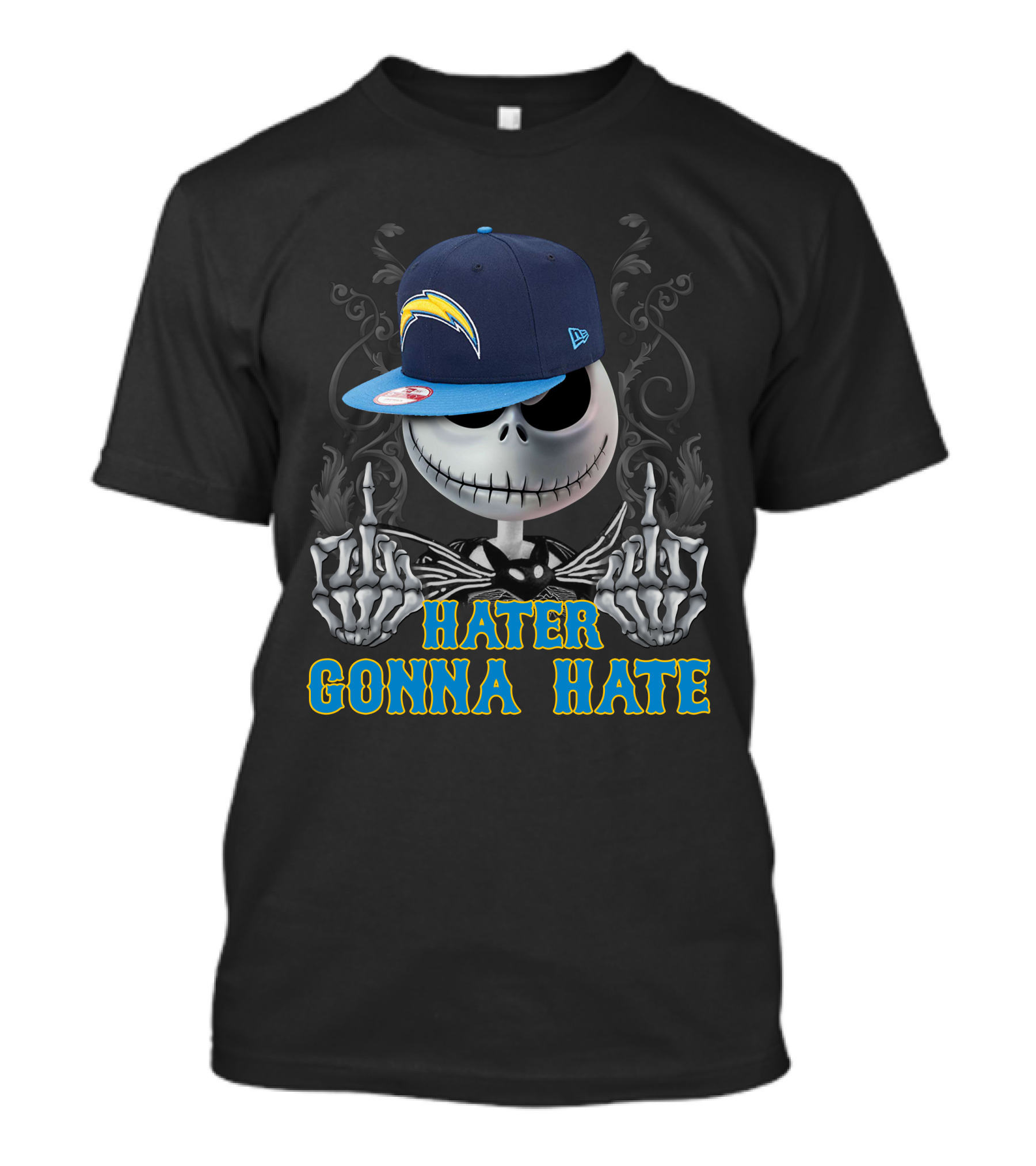 Hater Gonna Hate Los Angeles Chargers Cap T-Shirt