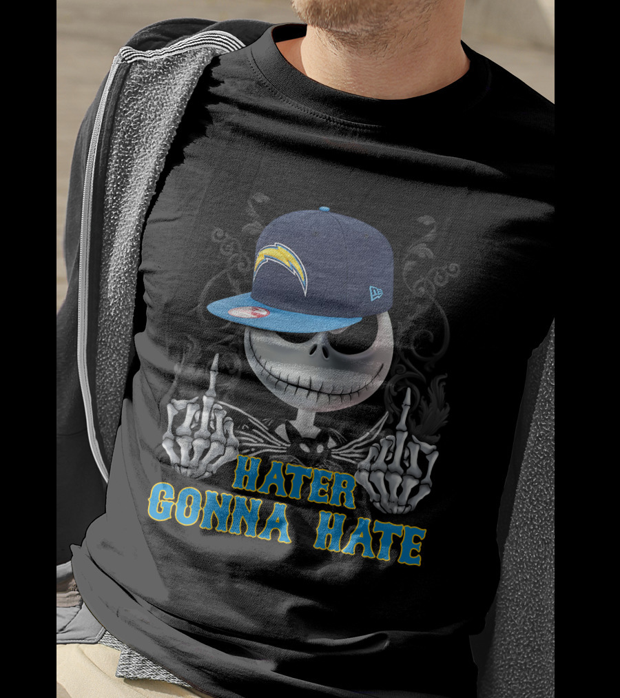 Hater Gonna Hate Los Angeles Chargers Cap T-Shirt