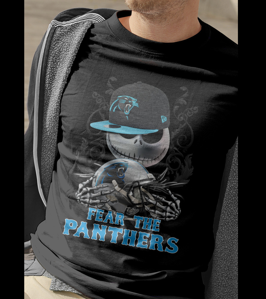 Fear The Panthers Carolina Panthers Ds001-05 T-Shirt
