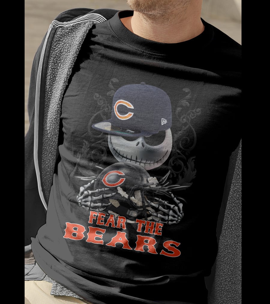 Fear The Bears Ds001-06 Chicago Bears T-Shirt