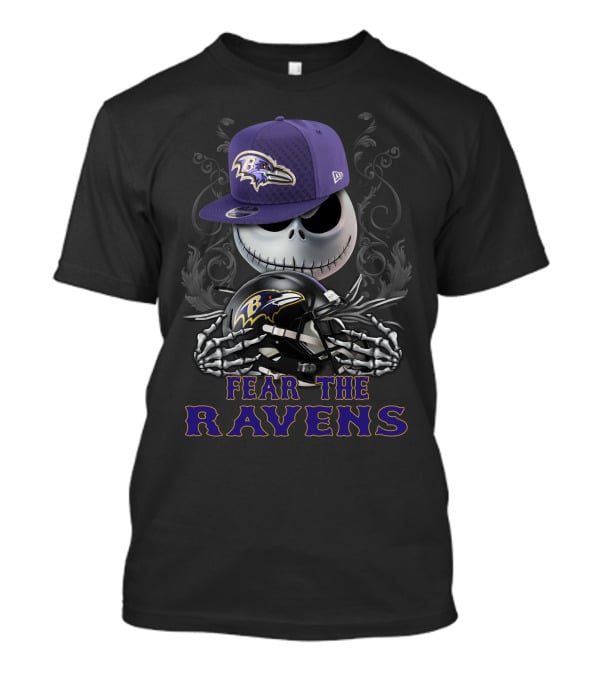 Fear The Ravens Baltimore Ds001-03 T-Shirt