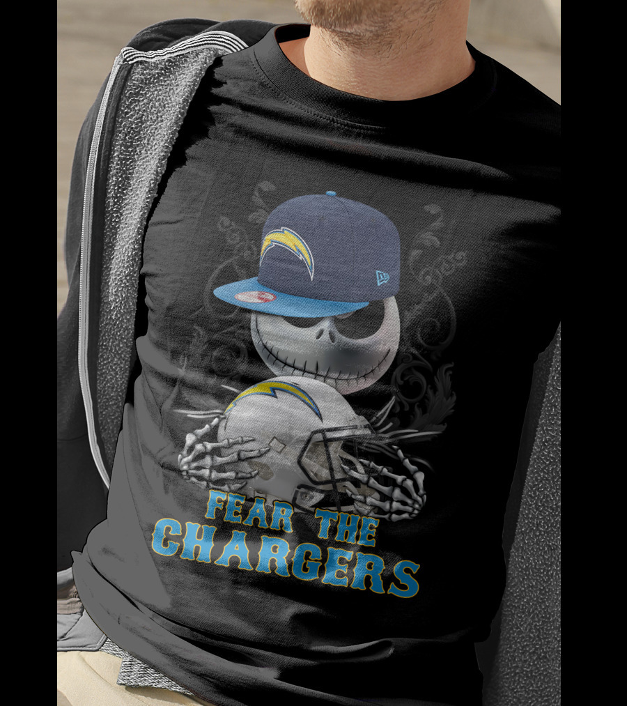 Fear The Chargers Los Angeles Ds001-27 T-Shirt