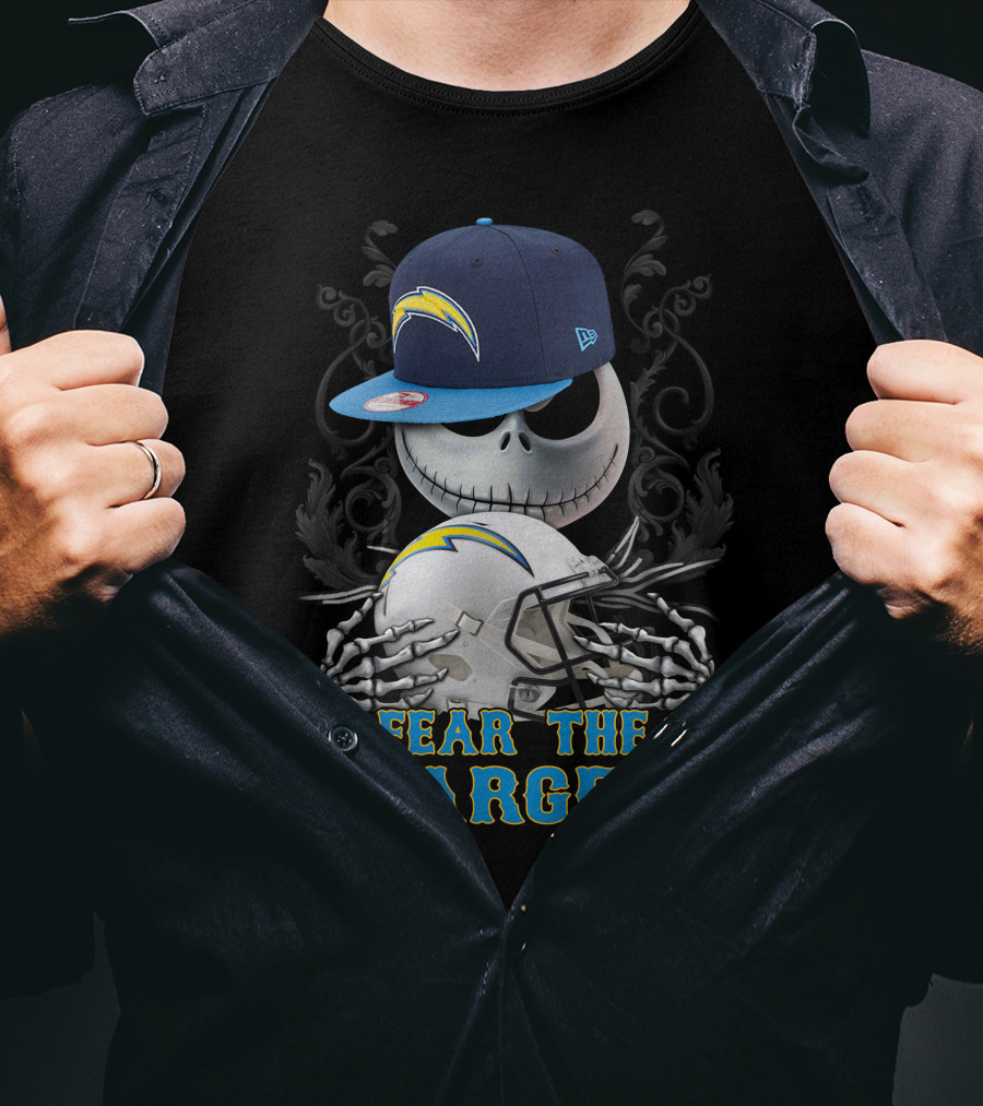 Fear The Chargers Los Angeles Ds001-27 T-Shirt