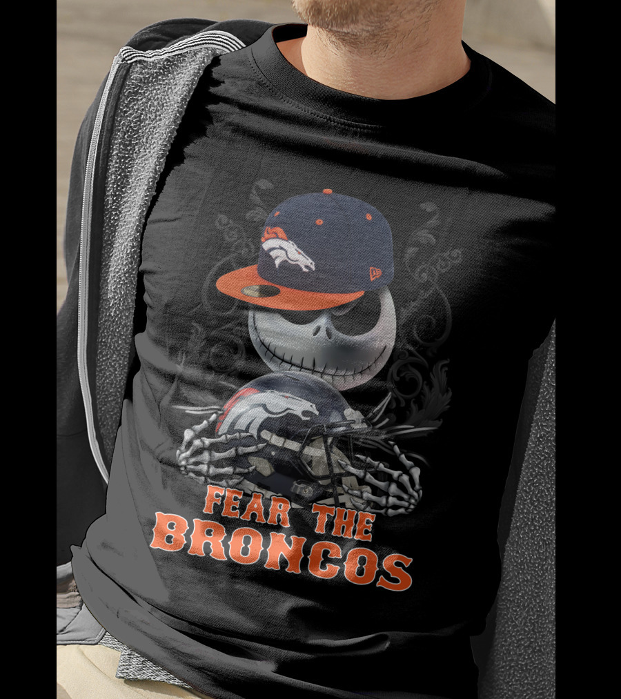 Fear The Broncos Ds001-10 Denver Broncos T-Shirt