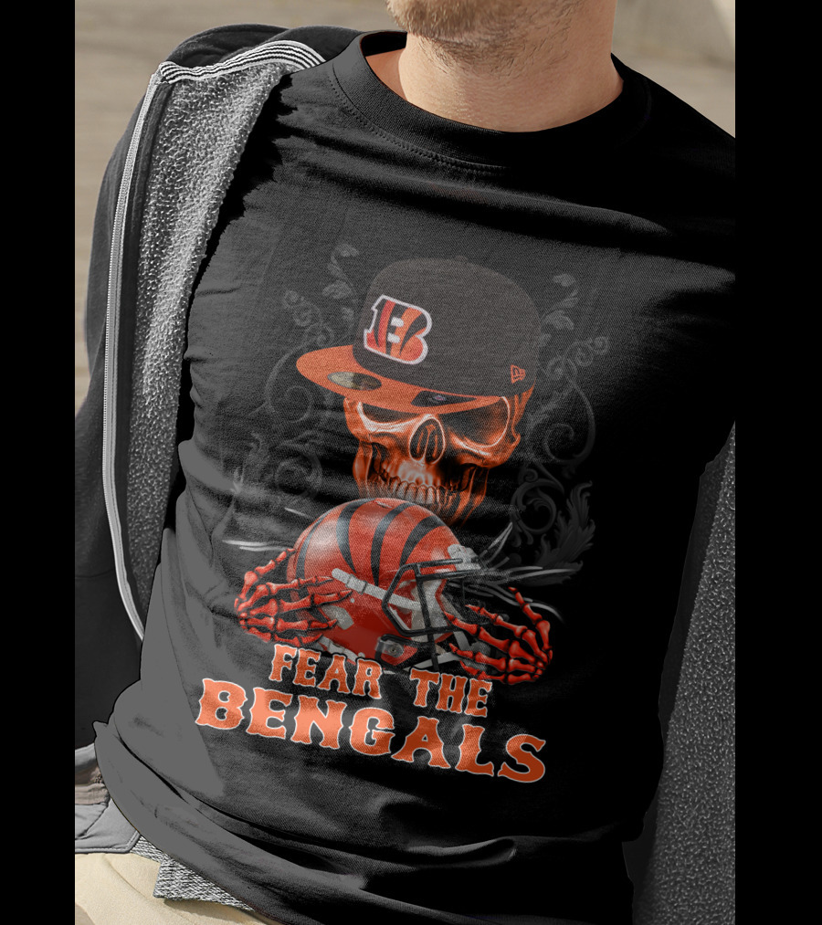 Fear The Bengals Cincinnati Ds002-07 T-Shirt