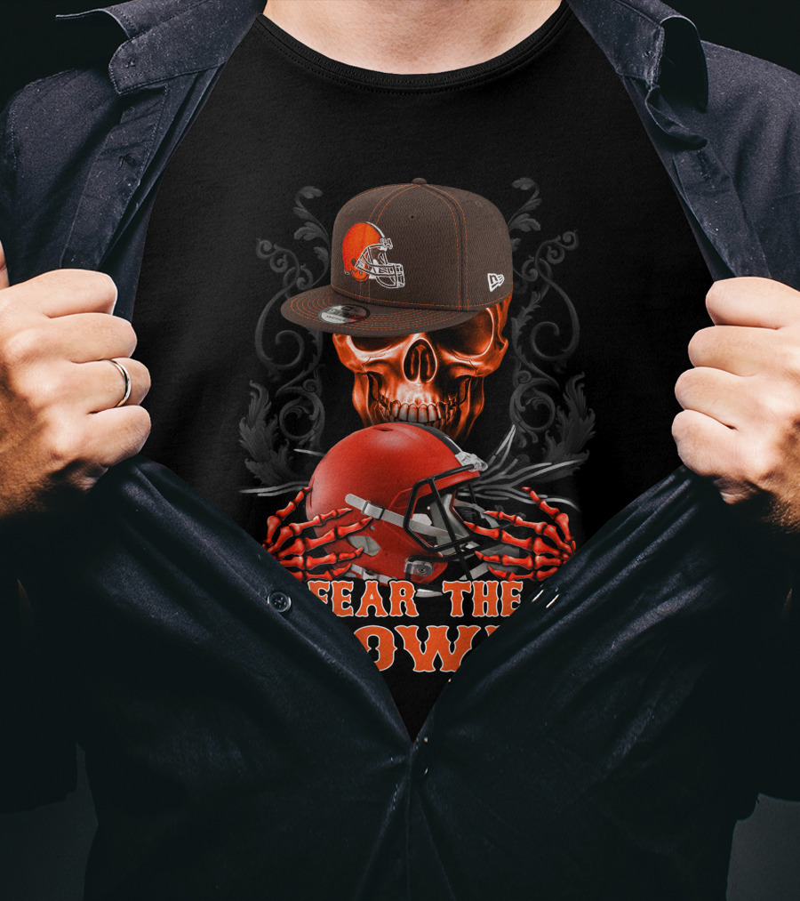 Fear The Browns Cleveland Browns Ds002-08 T-Shirt