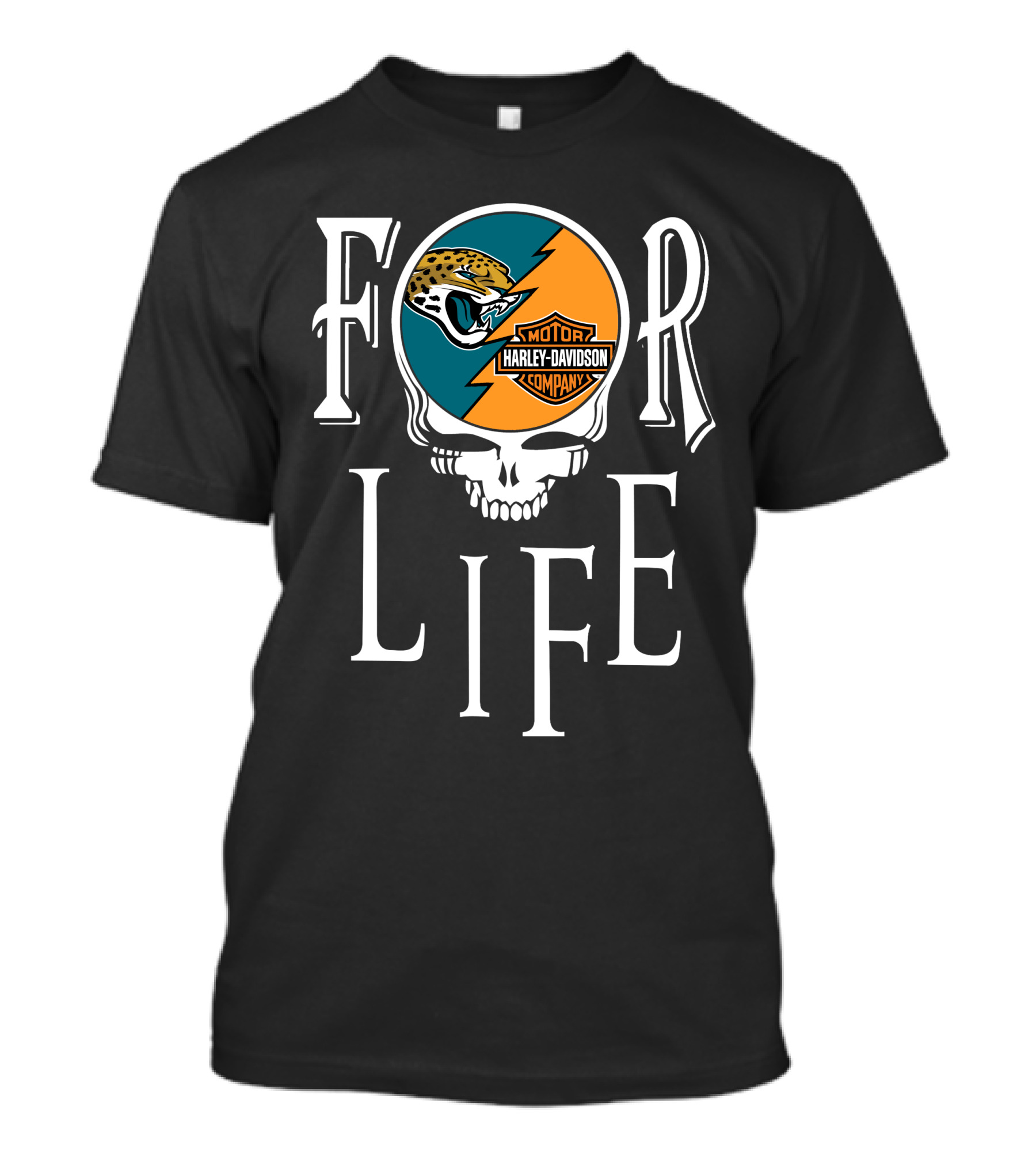 For Life Jacksonville Jaguars Harley Davidson Nfl T-Shirt