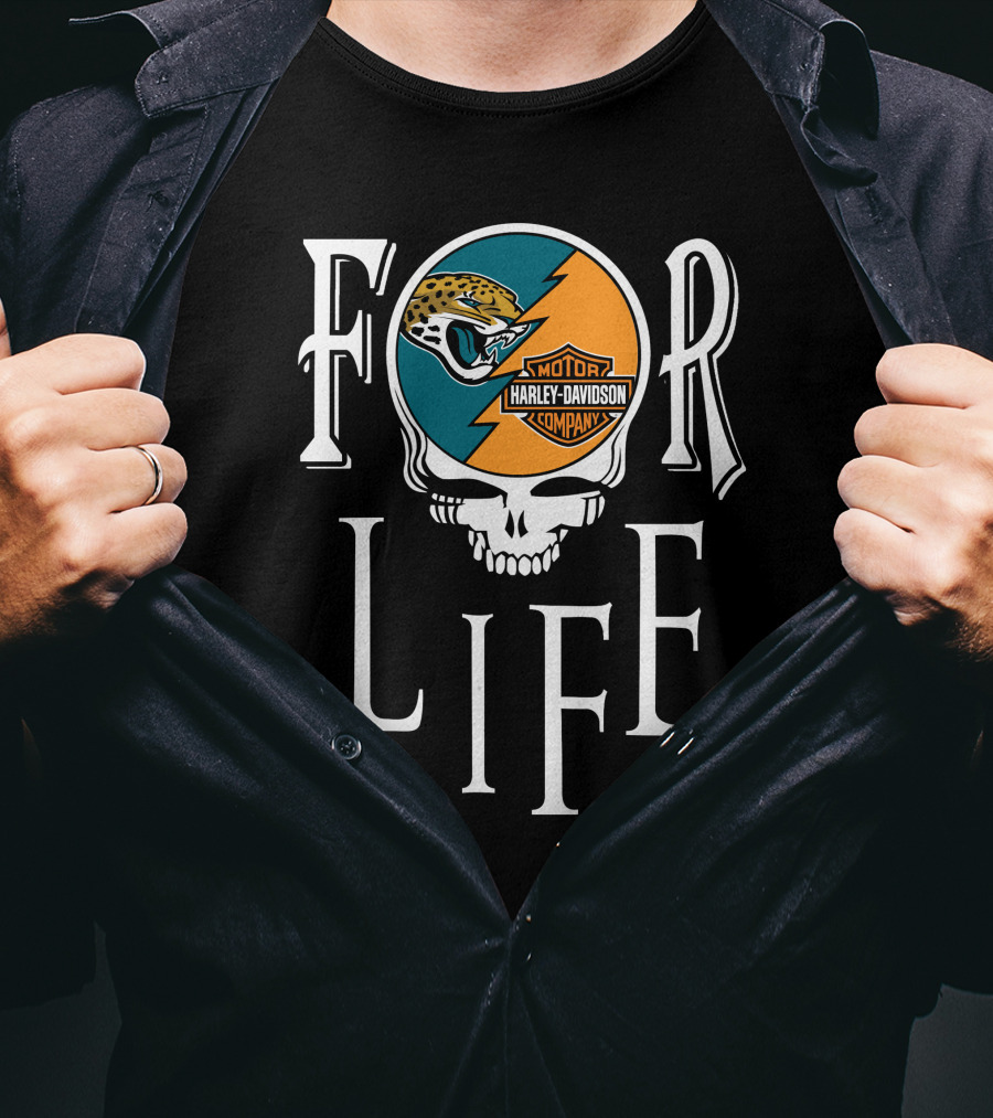For Life Jacksonville Jaguars Harley Davidson Nfl T-Shirt