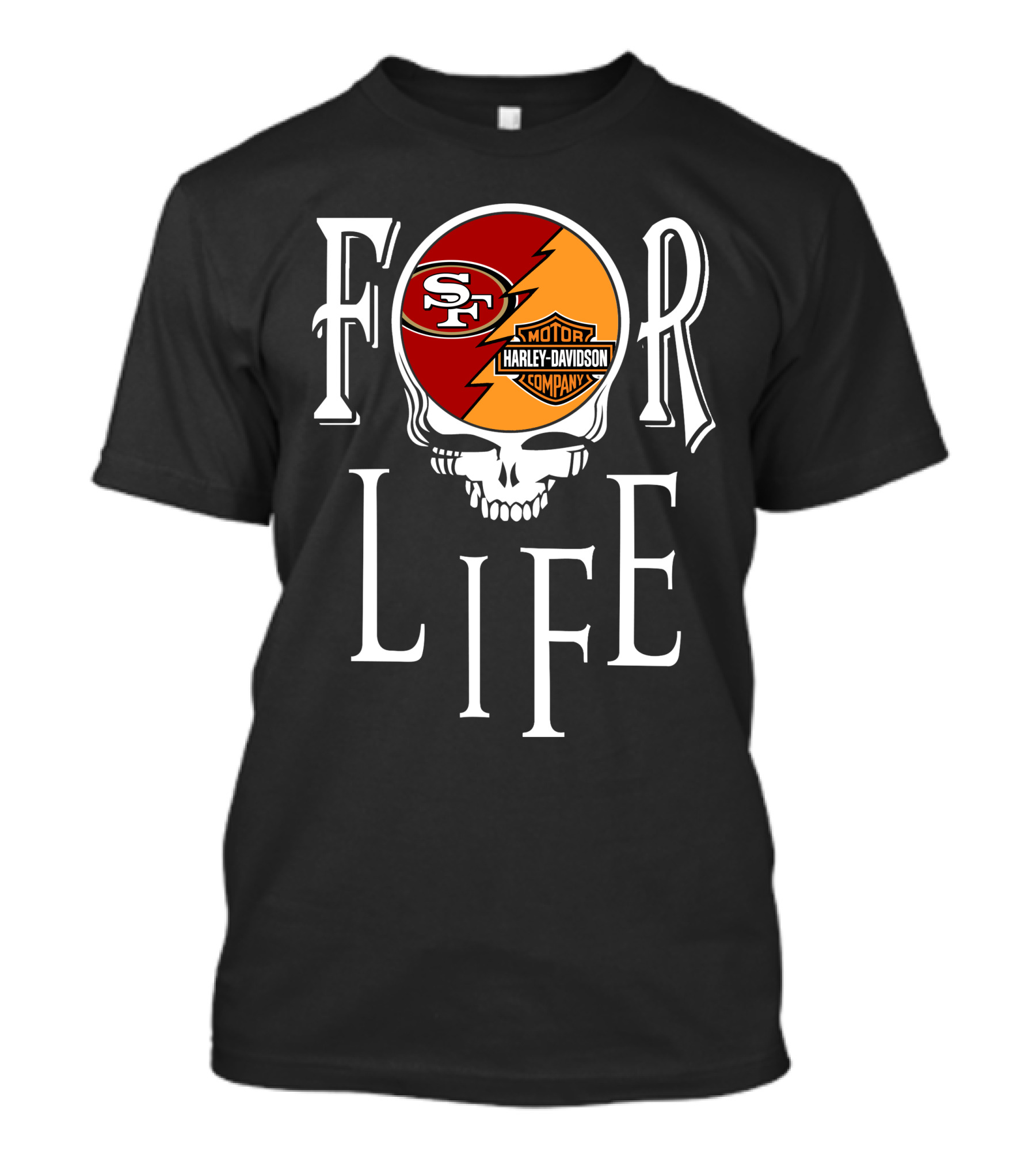 For Life San Francisco 49ers Harley Davidson Nfl T-Shirt