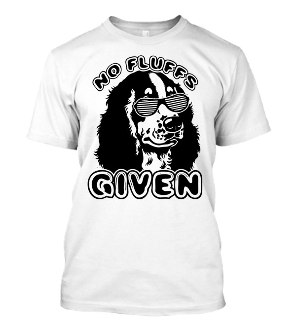 Cocker Spaniel No Fluffs Given Cool Dog With Sunglasses T-Shirt