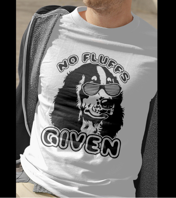 Cocker Spaniel No Fluffs Given Cool Dog With Sunglasses T-Shirt