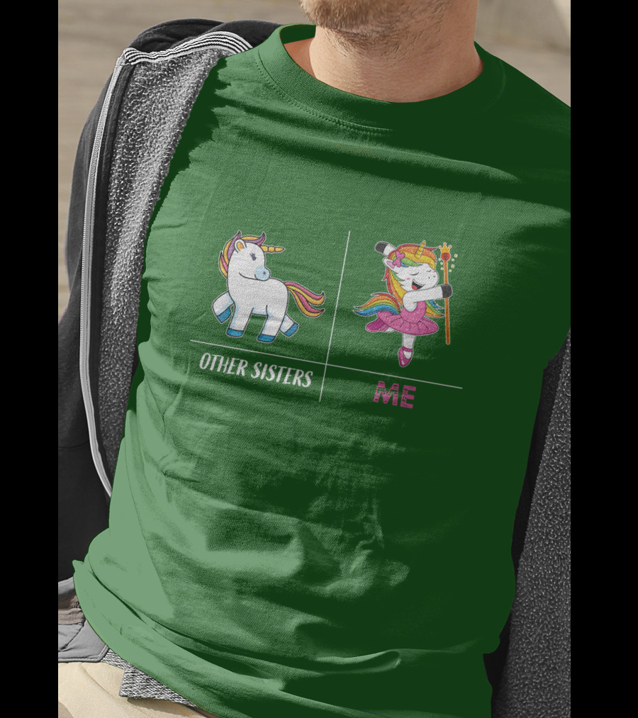 Other Sisters Me Cute Unicorn Ballerina T-Shirt