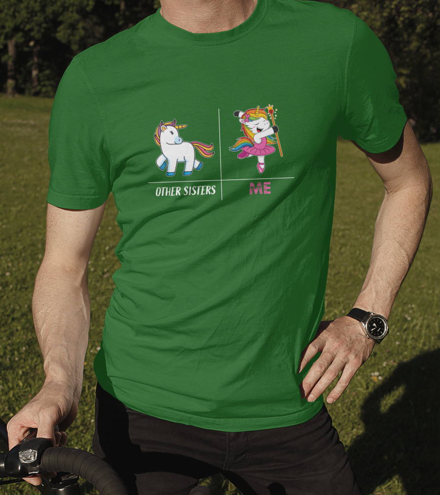 Other Sisters Me Cute Unicorn Ballerina T-Shirt