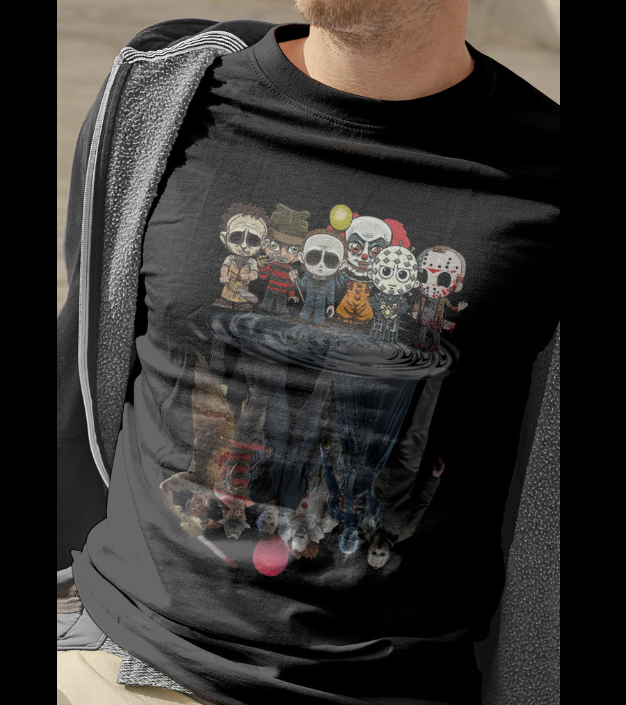 D2P Entertainment Horror Character Reflection Collection T-Shirt