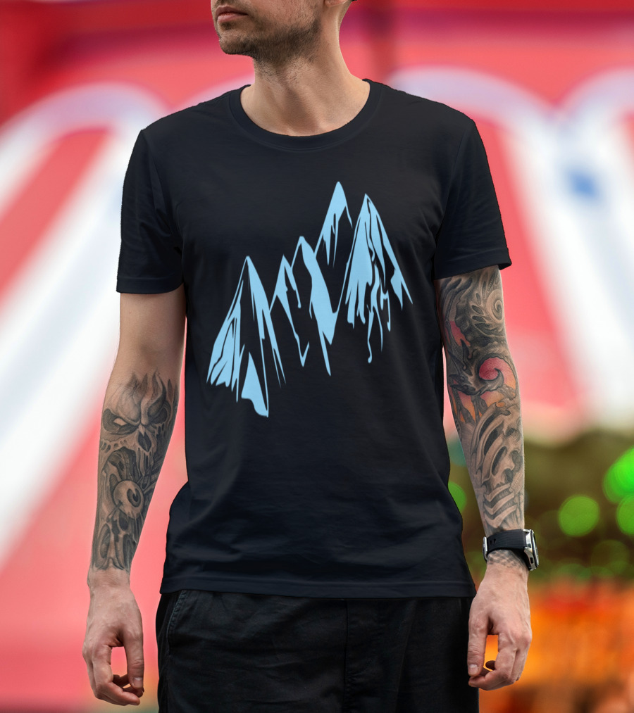 Quadruple Peaks in Sequence: Blue Mountain T-Shirt