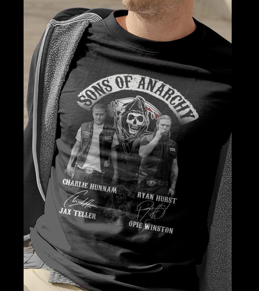 Sons Of Anarchy Jax Teller Opie Winston Charlie Hunnam Ryan Hurst T-Shirt