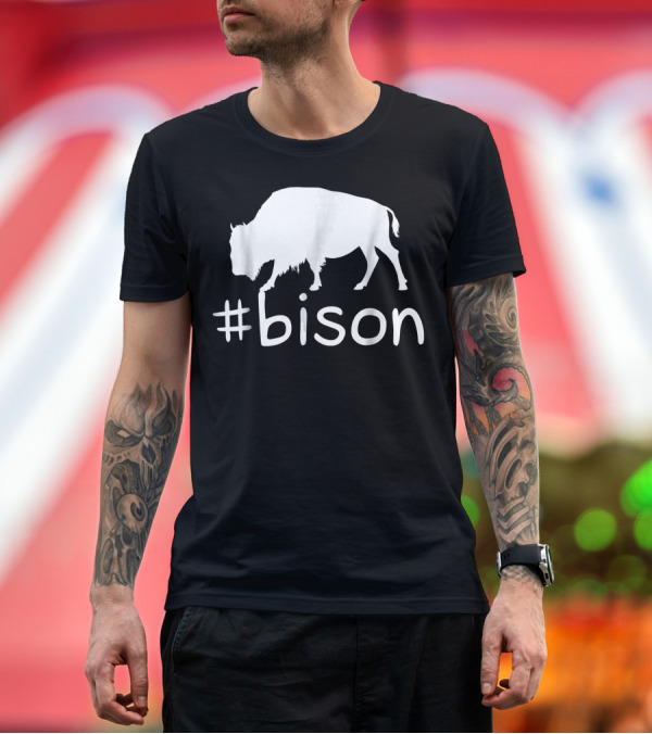 Premium T-Shirt: Bison Bison T-Shirt Bison Bison T-Shirt