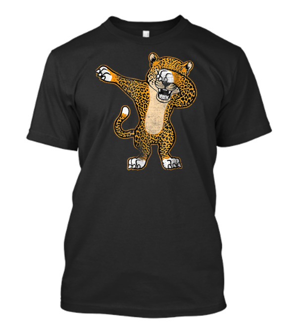Dabbing Cheetah Big Cat Feline Dance Pose T-Shirt