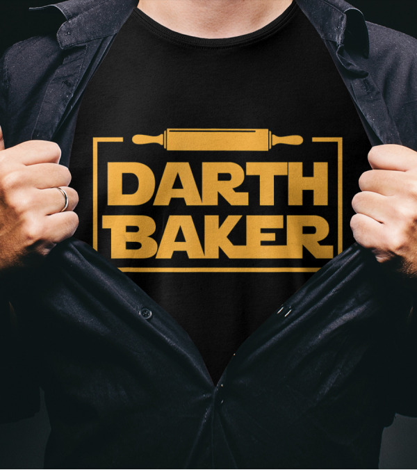 Darth Baker Rolling Pin Star Chef Culin Cooking T-Shirt
