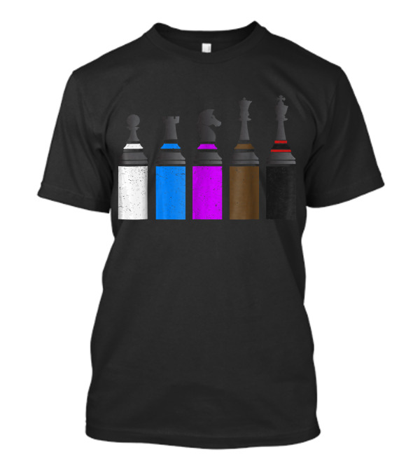 Distressed Chess BJJ Jiu Jitsu Chess Piece T-Shirt