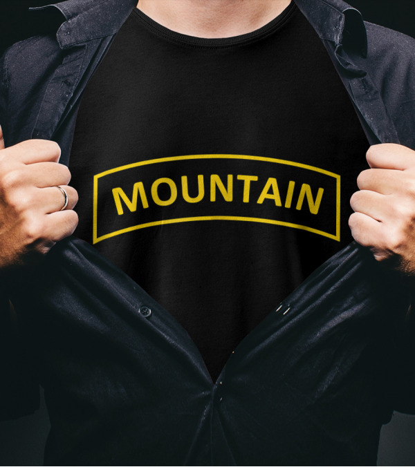 10th Mountain Tab Fort Drum Mountain Army Sold T-Shirt