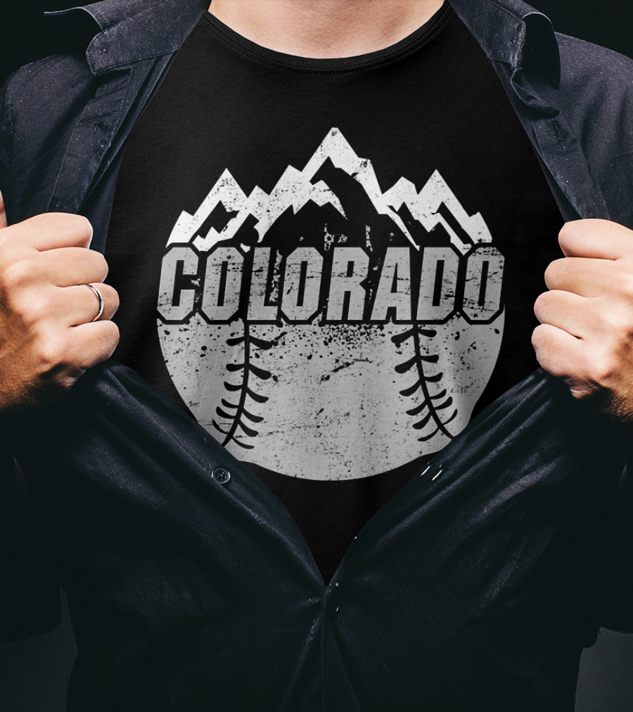 Colorado Rocky Mountains Baseball T-Shirt
