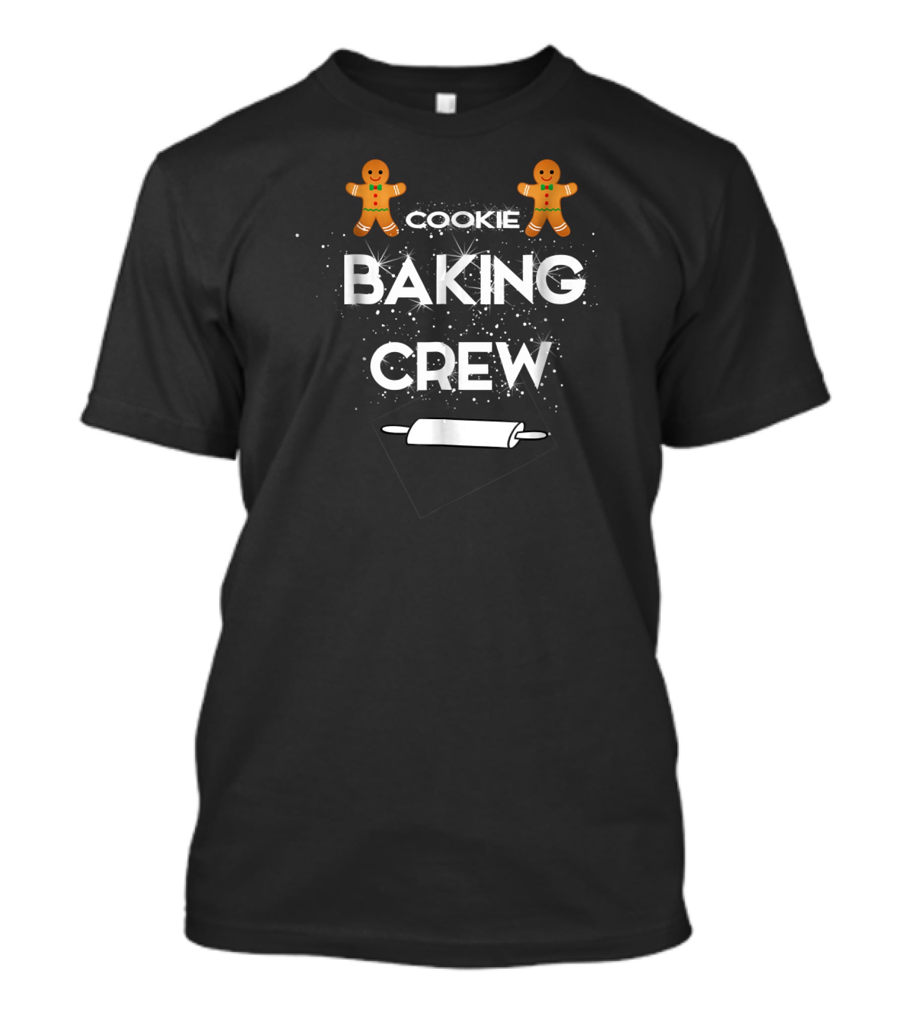 Cookie Baking Crew Gingerbread Christmas Holiday T-Shirt