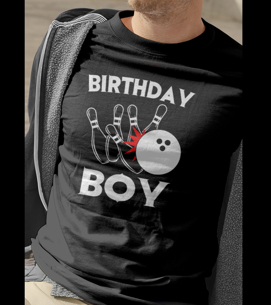 Birthday Boy Bowling Party Fun T-Shirt