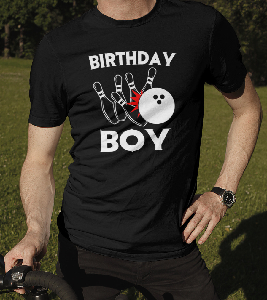 Birthday Boy Bowling Party Fun T-Shirt