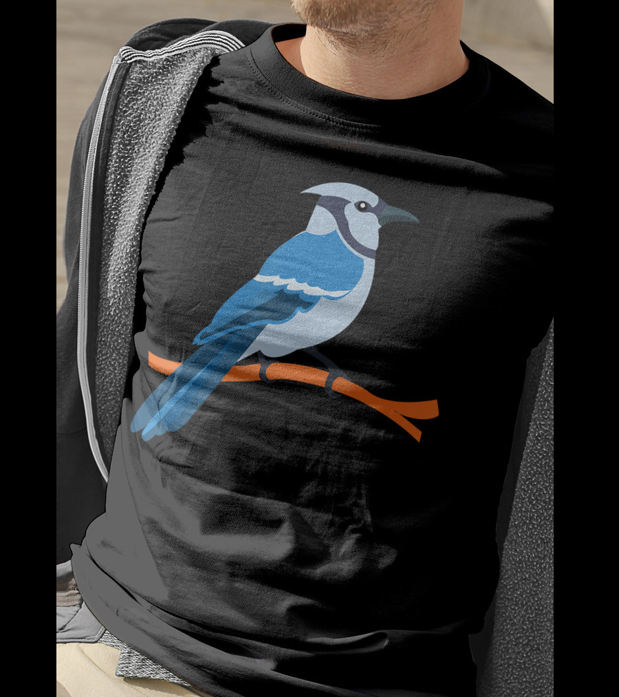 Cool Blue Jay Awesome Bird T-Shirt