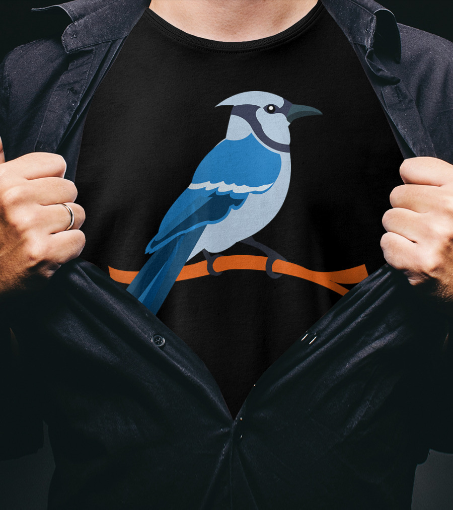 Cool Blue Jay Awesome Bird T-Shirt