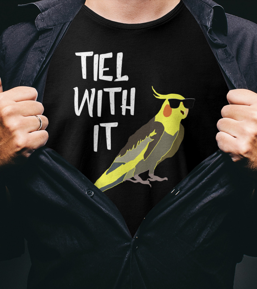 Tiel With It Cool Cockatiel Sunglasses Birds T-Shirt