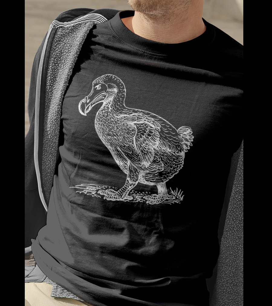 Cool Extinct Dodo Bird Fun Hipster T-Shirt