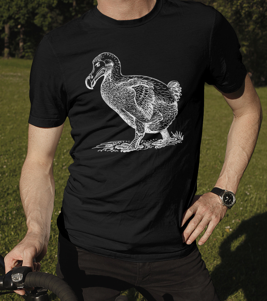 Cool Extinct Dodo Bird Fun Hipster T-Shirt