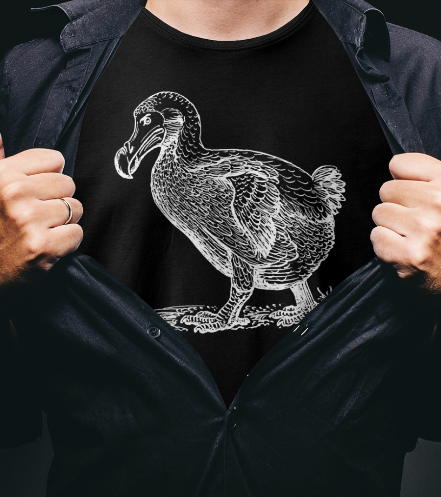 Cool Extinct Dodo Bird Fun Hipster T-Shirt