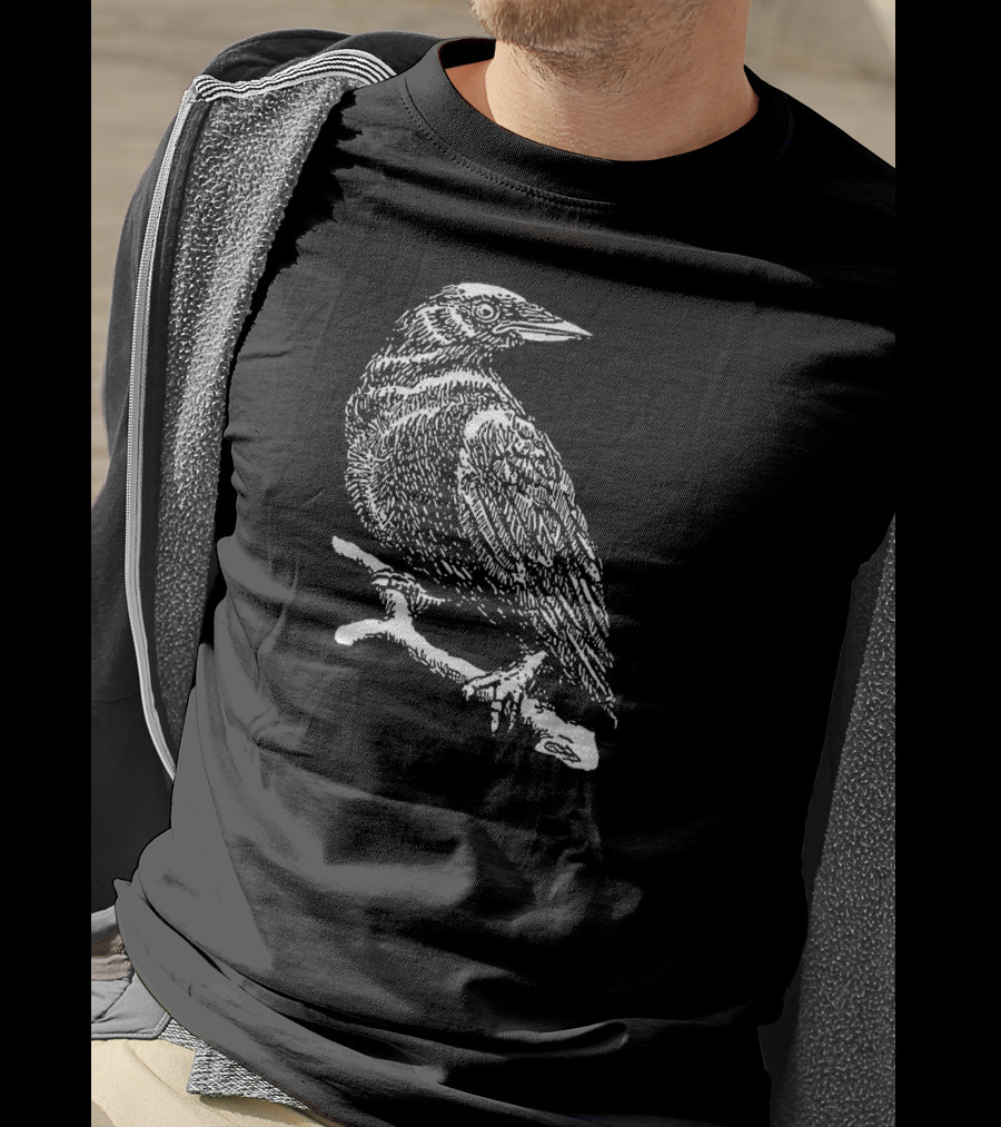 Crow Bird Birdwatching Nature T-Shirt