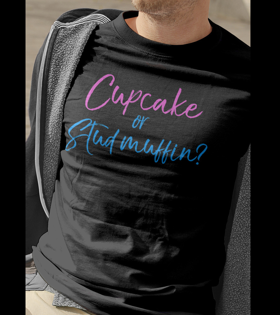Cupcake Or Stud Muffin Cute Baking Gen T-Shirt